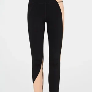 Cheap Aje ATHLETICA High Rise Colour Block 7/8 Legging 226 Black/Beige