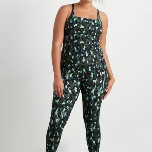 Best Aje ATHLETICA High Rise Contrast 7/8 Legging 210 Green Painted Freeform