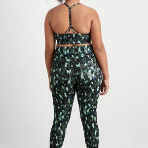 Best Aje ATHLETICA High Rise Contrast 7/8 Legging 210 Green Painted Freeform