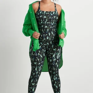 Best Aje ATHLETICA High Rise Contrast 7/8 Legging 210 Green Painted Freeform