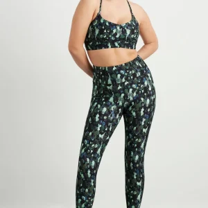 Best Aje ATHLETICA High Rise Contrast 7/8 Legging 210 Green Painted Freeform