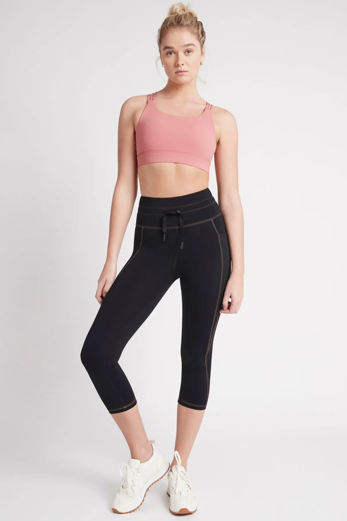 high_rise_contrast__leggings__0.webp Outlet Aje ATHLETICA High Rise Contrast 3/4 Leggings 207 Black/Rose Pink