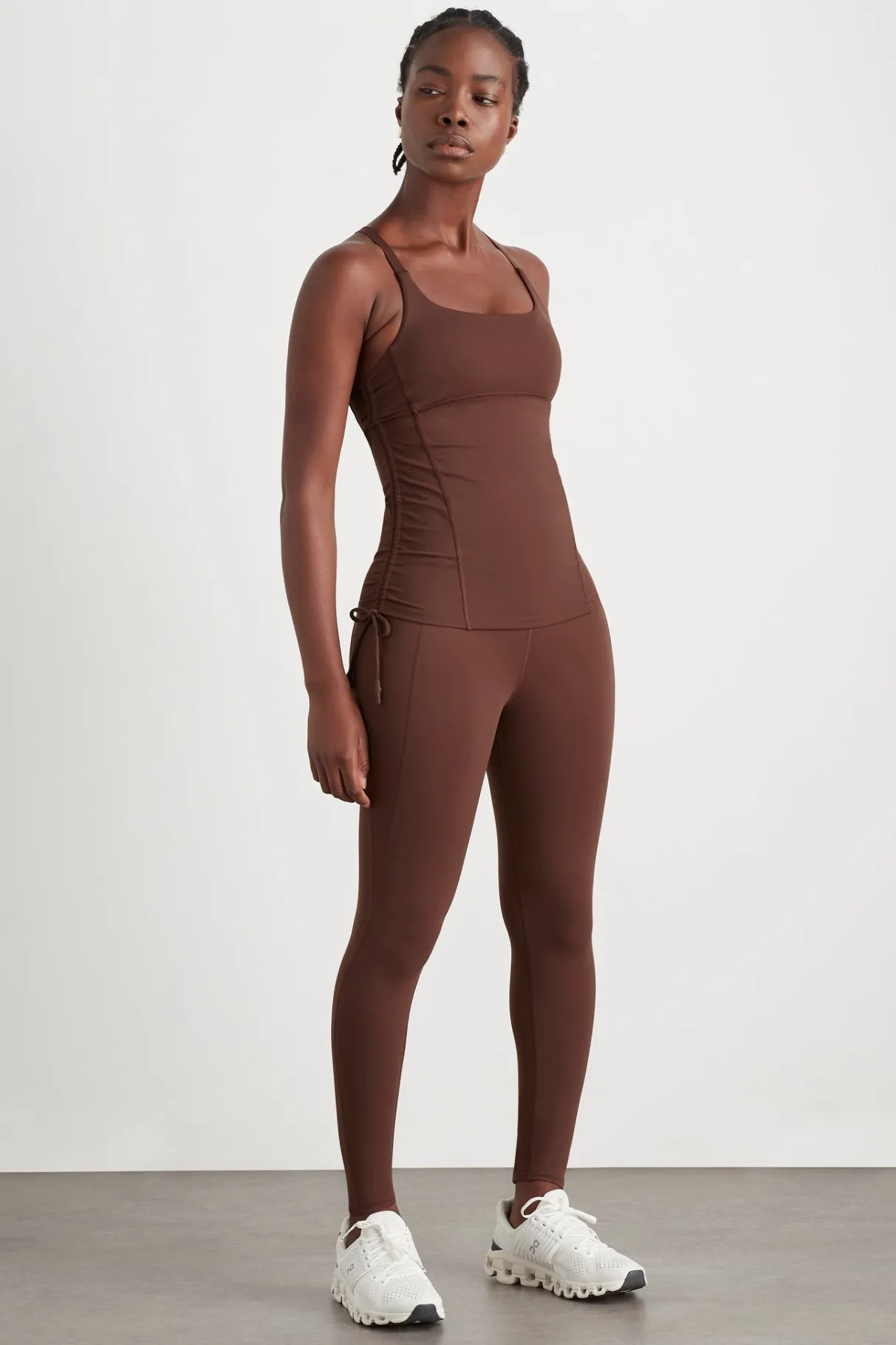 high_rise_drawstring_full_length_legging__0.webp Shop Aje ATHLETICA High Rise Drawstring Full Length Legging 225 Dark Chocolate