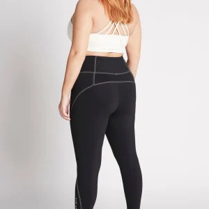 Flash Sale Aje ATHLETICA High Rise Full Length Legging 215 Black/Light Ivory