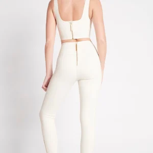 Best Sale Aje ATHLETICA High Rise Full Length Legging 216 Light Ivory