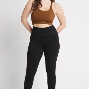 Discount Aje ATHLETICA High Rise Full Length Legging 208 Black/Coffee