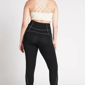 Flash Sale Aje ATHLETICA High Rise Full Length Legging 215 Black/Light Ivory