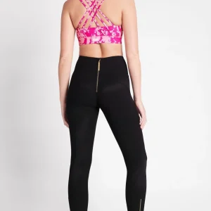 Outlet Aje ATHLETICA High Rise Full Length Zip Rib Legging 216 Black/Gold
