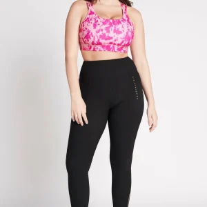 Outlet Aje ATHLETICA High Rise Full Length Zip Rib Legging 216 Black/Gold