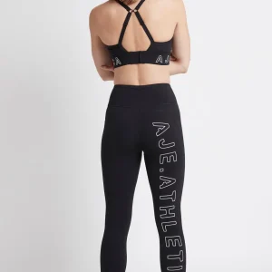 Outlet Aje ATHLETICA High Rise Logo Full Length Legging 206 Black/White
