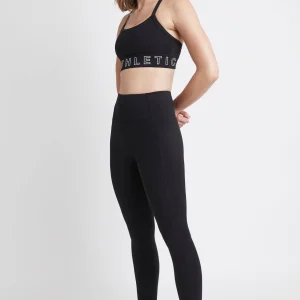 Outlet Aje ATHLETICA High Rise Logo Full Length Legging 206 Black/White