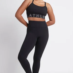 Outlet Aje ATHLETICA High Rise Logo Full Length Legging 206 Black/White