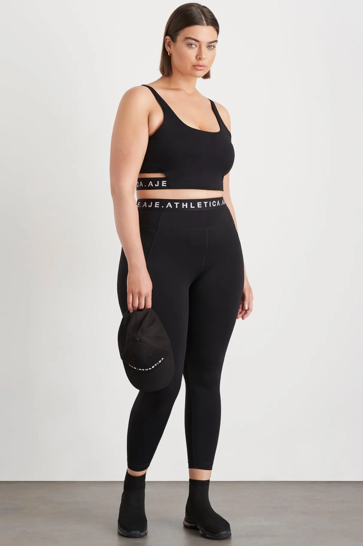 high_rise_logotape_full_length_legging__10.webp Hot Aje ATHLETICA High Rise Logotape Full Length Legging 208 Black/White
