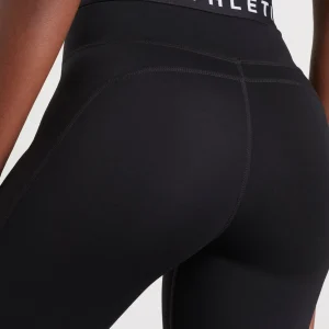 Hot Aje ATHLETICA High Rise Logotape Full Length Legging 208 Black/White