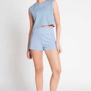 Flash Sale Aje ATHLETICA High Rise Logotape Running Short 602 Steel Blue