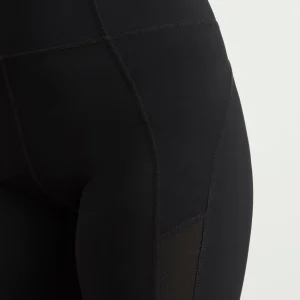 Best Sale Aje ATHLETICA High Rise Mesh Detail Bike Shorts 203 Black
