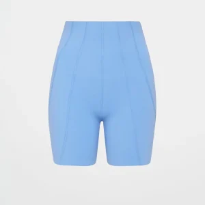 Outlet Aje ATHLETICA High Rise Mid Length Bike Short 615 Cerulean Blue