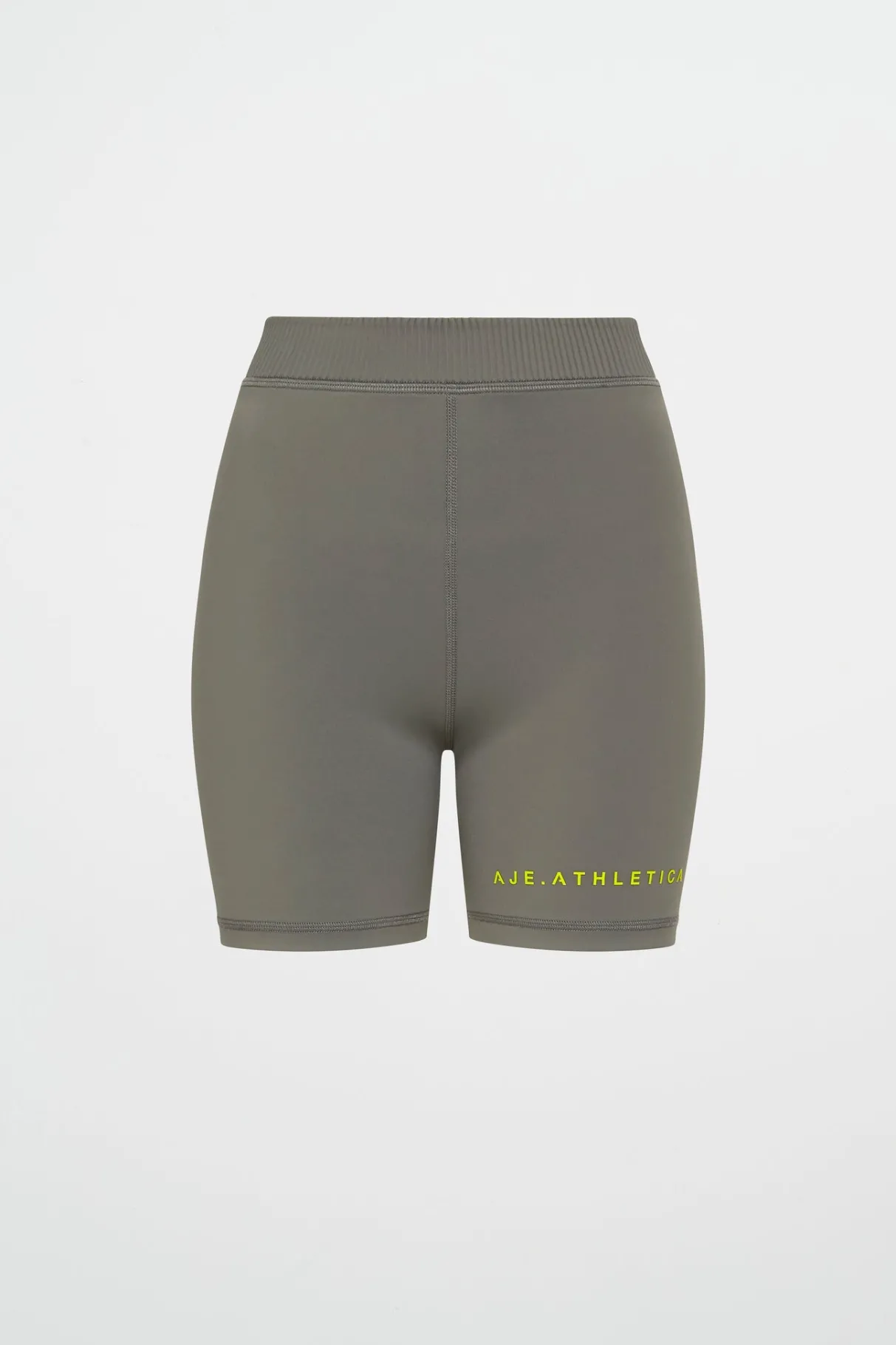 high_rise_pintuck_mid_length_bike_shorts__1.webp Discount Aje ATHLETICA High Rise Pintuck Mid Length Bike Shorts 625 Midnight Grey/Citrus Yellow
