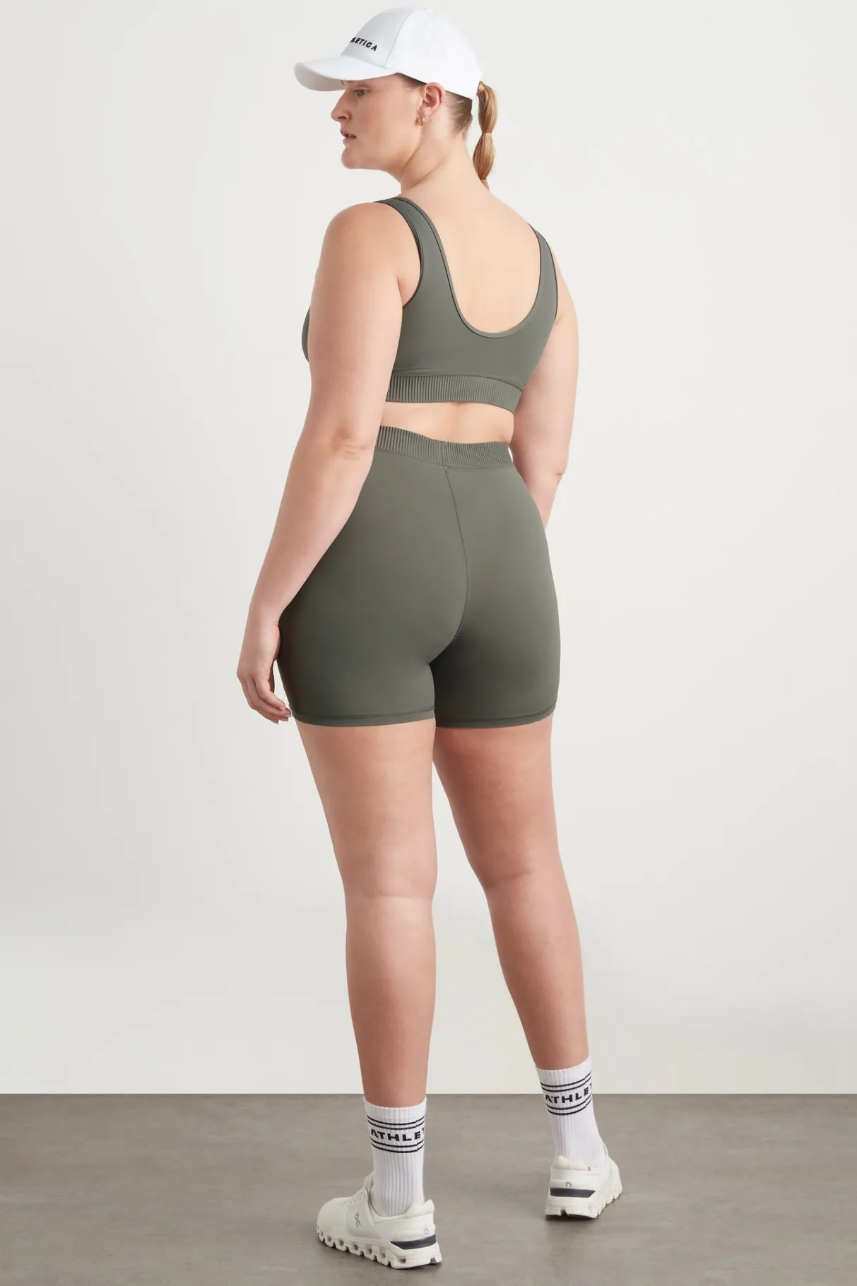 high_rise_pintuck_mid_length_bike_shorts__15.webp Discount Aje ATHLETICA High Rise Pintuck Mid Length Bike Shorts 625 Midnight Grey/Citrus Yellow