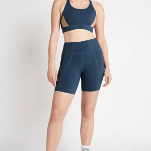 Shop Aje ATHLETICA High Rise Short Bike Short 617 Midnight Blue
