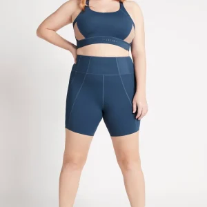 Shop Aje ATHLETICA High Rise Short Bike Short 617 Midnight Blue