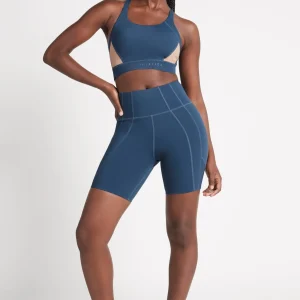 Shop Aje ATHLETICA High Rise Short Bike Short 617 Midnight Blue