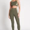 Online Aje ATHLETICA High Rise Signature Logo 7/8 Legging 210 Forest Green/Sage