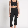 Sale Aje ATHLETICA High Rise Signature Logo 3/4 Legging 218 Black