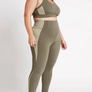 Online Aje ATHLETICA High Rise Signature Logo 7/8 Legging 210 Forest Green/Sage