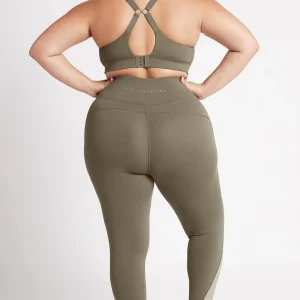 Online Aje ATHLETICA High Rise Signature Logo 7/8 Legging 210 Forest Green/Sage