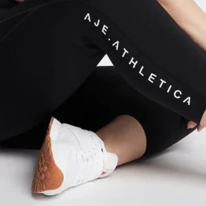 Sale Aje ATHLETICA High Rise Signature Logo 3/4 Legging 218 Black