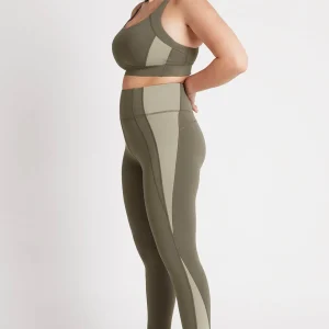 Online Aje ATHLETICA High Rise Signature Logo 7/8 Legging 210 Forest Green/Sage