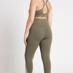 Online Aje ATHLETICA High Rise Signature Logo 7/8 Legging 210 Forest Green/Sage