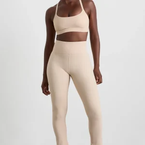 Shop Aje ATHLETICA High Waist Split Hem Legging 205 Latte Beige