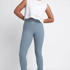 Store Aje ATHLETICA High Waist Split Hem Legging 205 Storm Blue