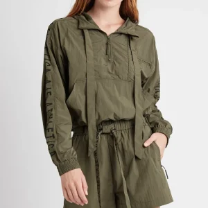 Store Aje ATHLETICA High Waisted Belted Shorts 608 Khaki