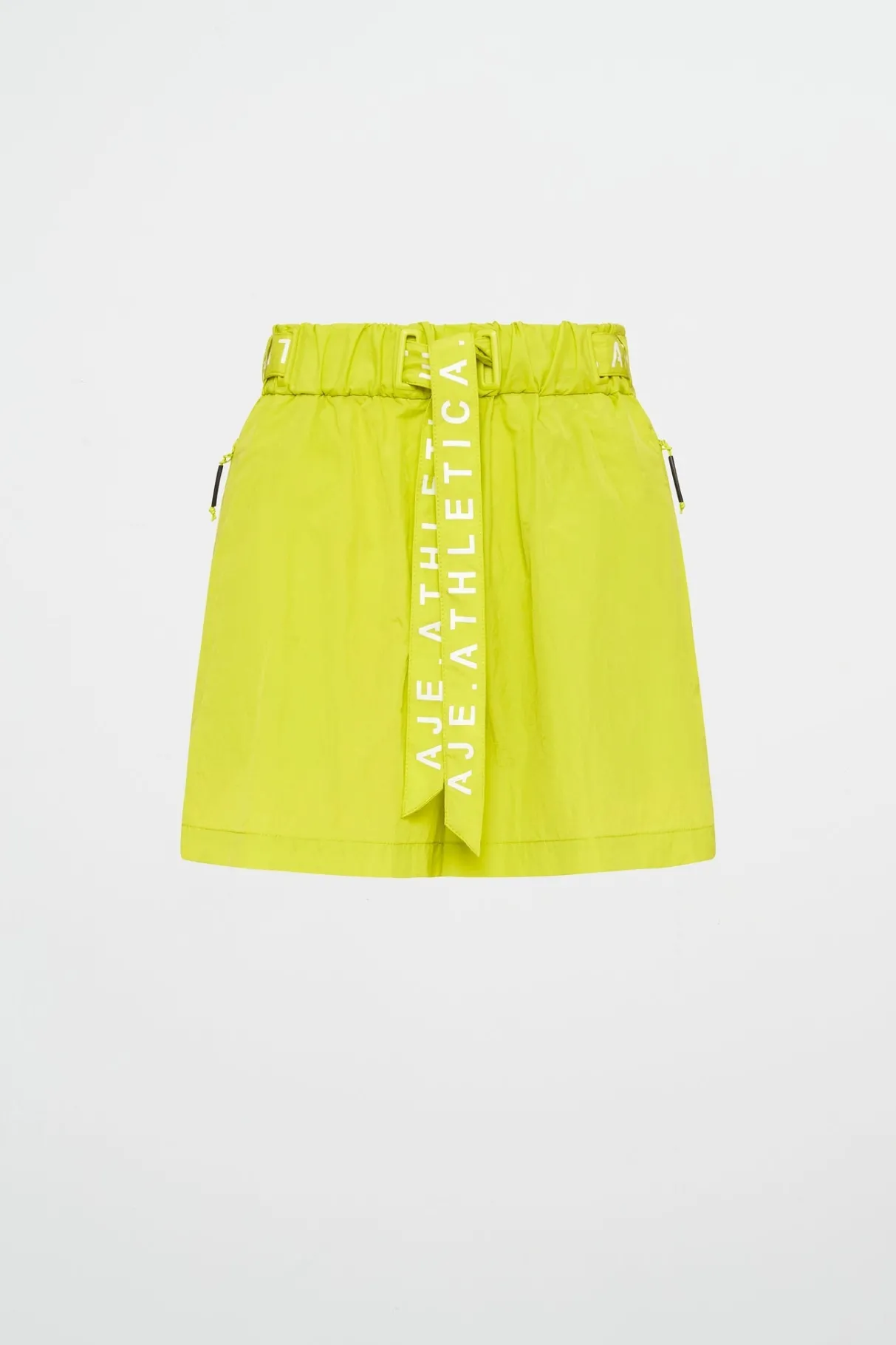 high_waisted_belted_shorts__1-1.webp Flash Sale Aje ATHLETICA High Waisted Belted Shorts 608 Citrus Yellow/Wht