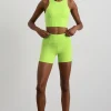 Best Aje ATHLETICA High Waisted Bike Shorts 605 Lime Green