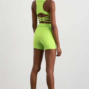 Best Aje ATHLETICA High Waisted Bike Shorts 605 Lime Green