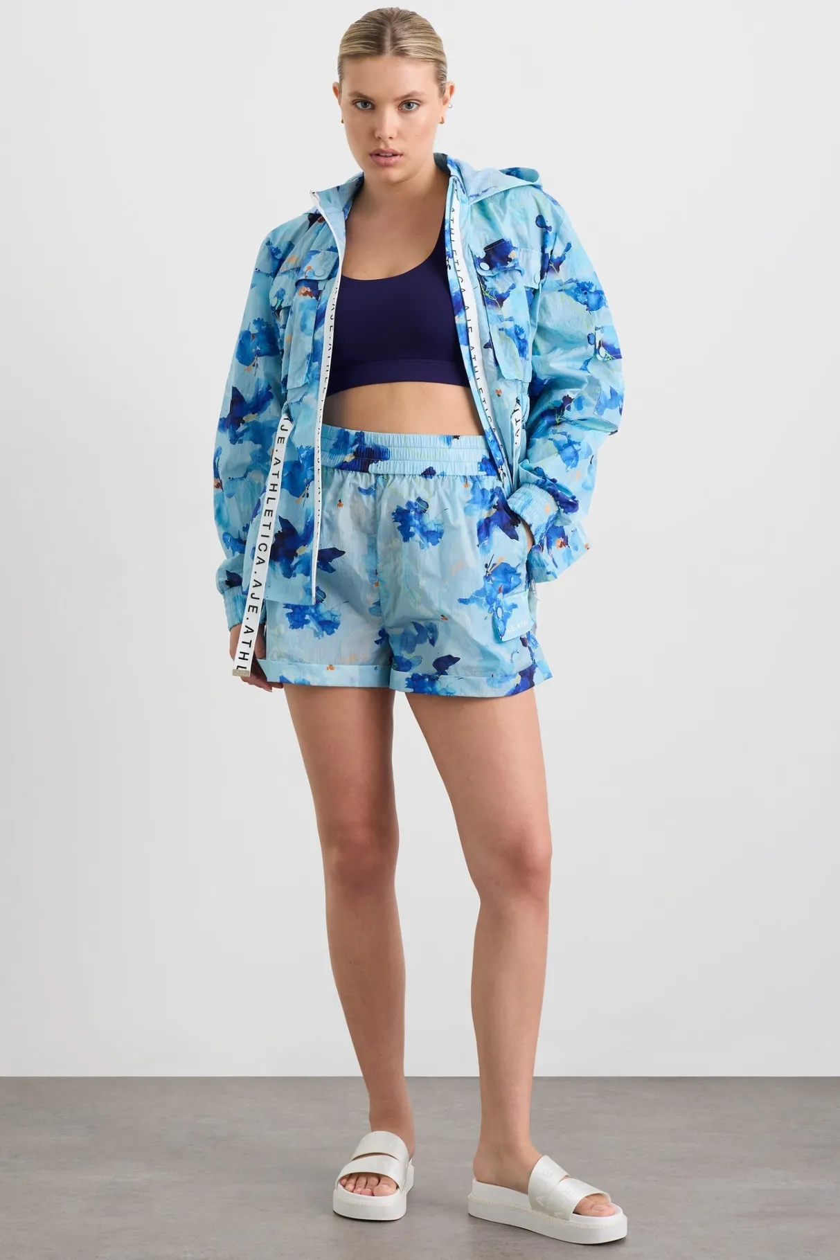 high_waisted_shorts__12.webp Store Aje ATHLETICA High Waisted Shorts 608 Expressive Floral