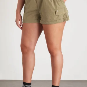 Cheap Aje ATHLETICA High Waisted Shorts 608 Soft Khaki