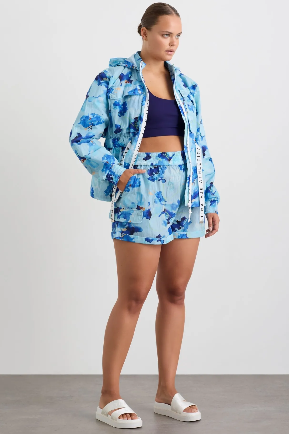 high_waisted_shorts__17.webp Store Aje ATHLETICA High Waisted Shorts 608 Expressive Floral