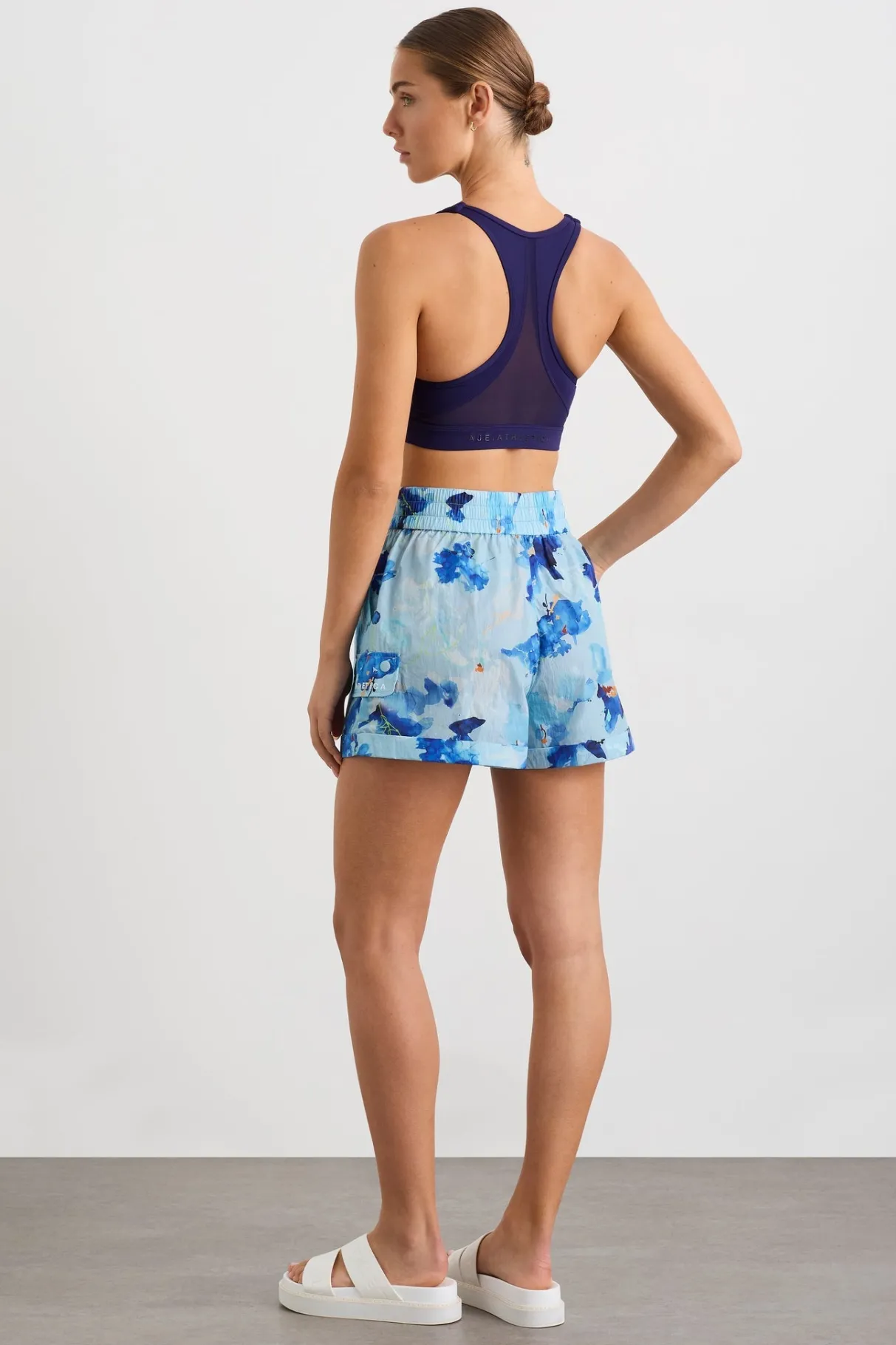 high_waisted_shorts__5.webp Store Aje ATHLETICA High Waisted Shorts 608 Expressive Floral