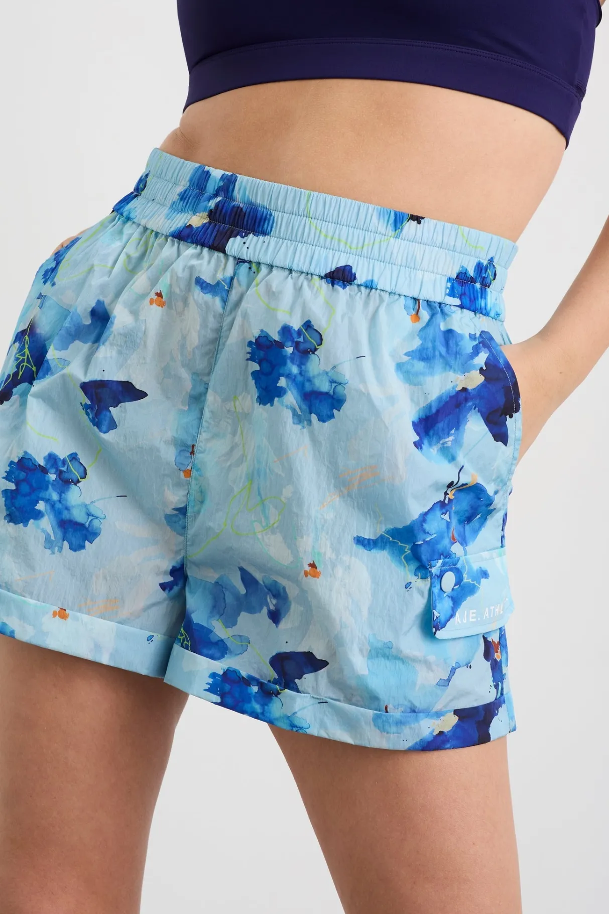 high_waisted_shorts__7.webp Store Aje ATHLETICA High Waisted Shorts 608 Expressive Floral