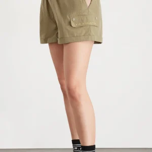 Cheap Aje ATHLETICA High Waisted Shorts 608 Soft Khaki