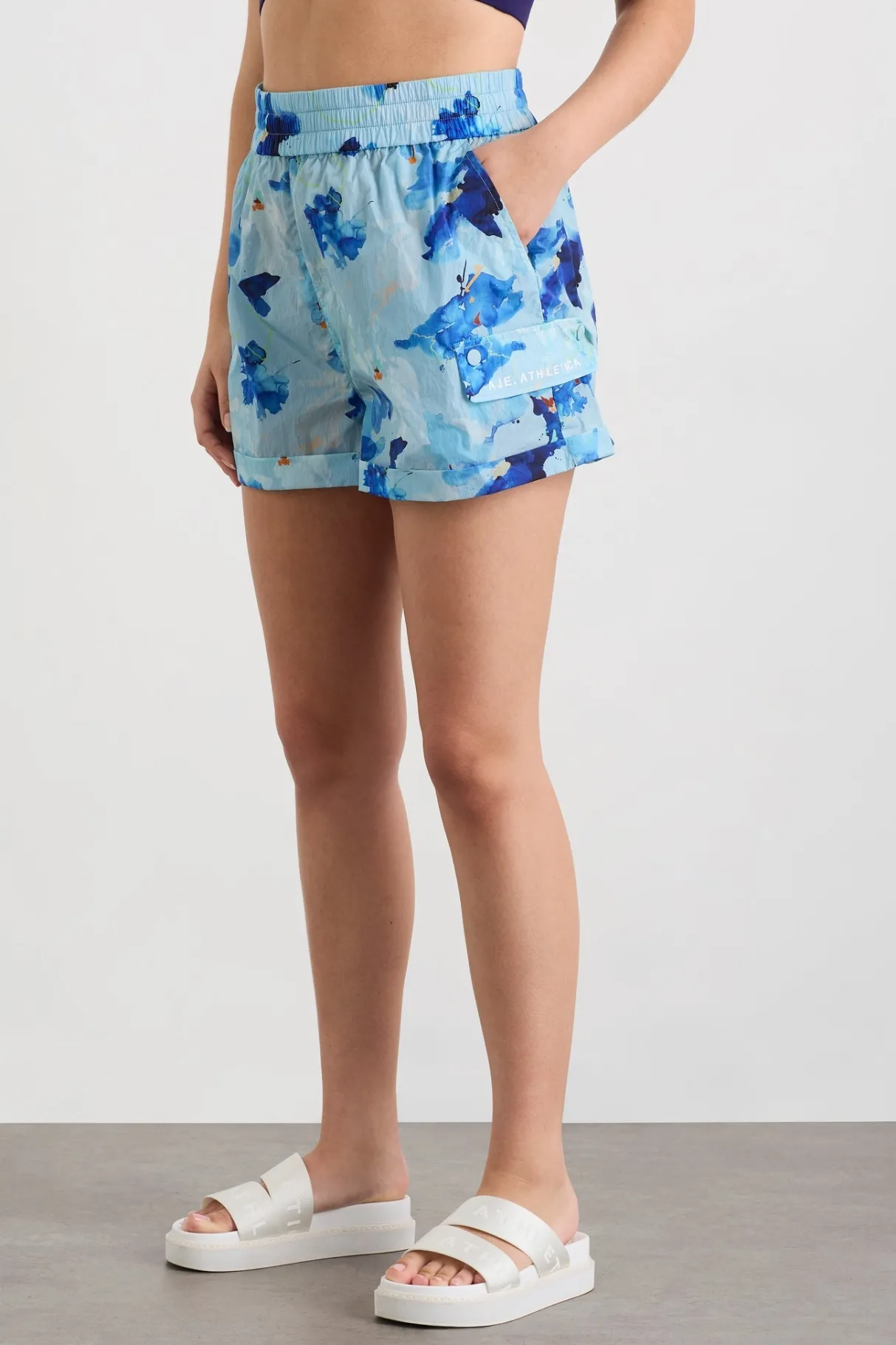 high_waisted_shorts__8.webp Store Aje ATHLETICA High Waisted Shorts 608 Expressive Floral