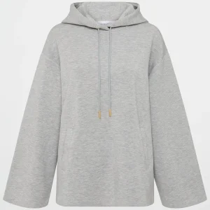 Clearance Aje ATHLETICA Hooded Jumper 432 Grey Marle