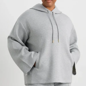 Clearance Aje ATHLETICA Hooded Jumper 432 Grey Marle
