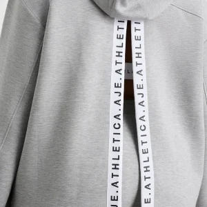 Clearance Aje ATHLETICA Hooded Jumper 432 Grey Marle