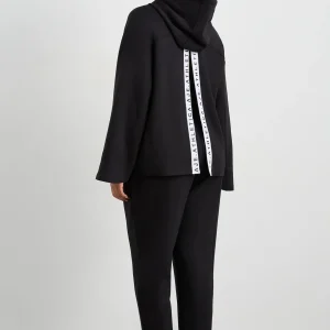 Discount Aje ATHLETICA Hooded Jumper 432 Black